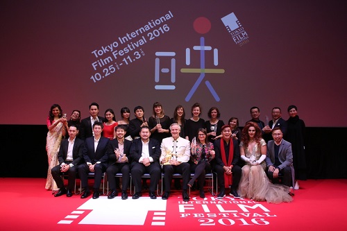 第29回東京国際映画祭受賞者集合写真